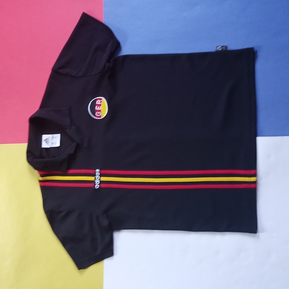 adidas Other - Modern Adidas Striped Germany Soccer Polo Jersey